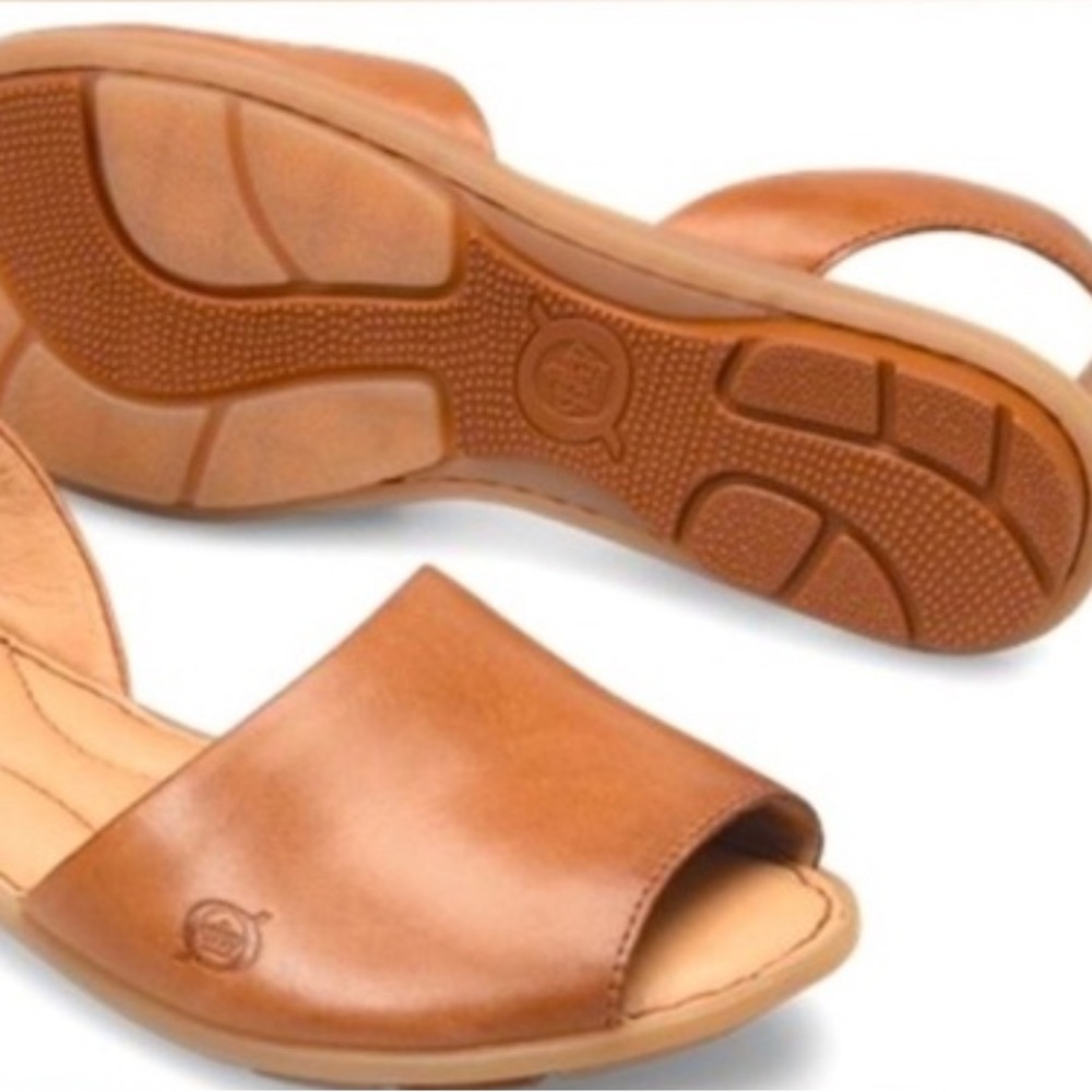 Born Women's Brown Leather Sandals - Picture 2 of 5